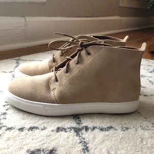 NWT! Tan Suede Sneaks